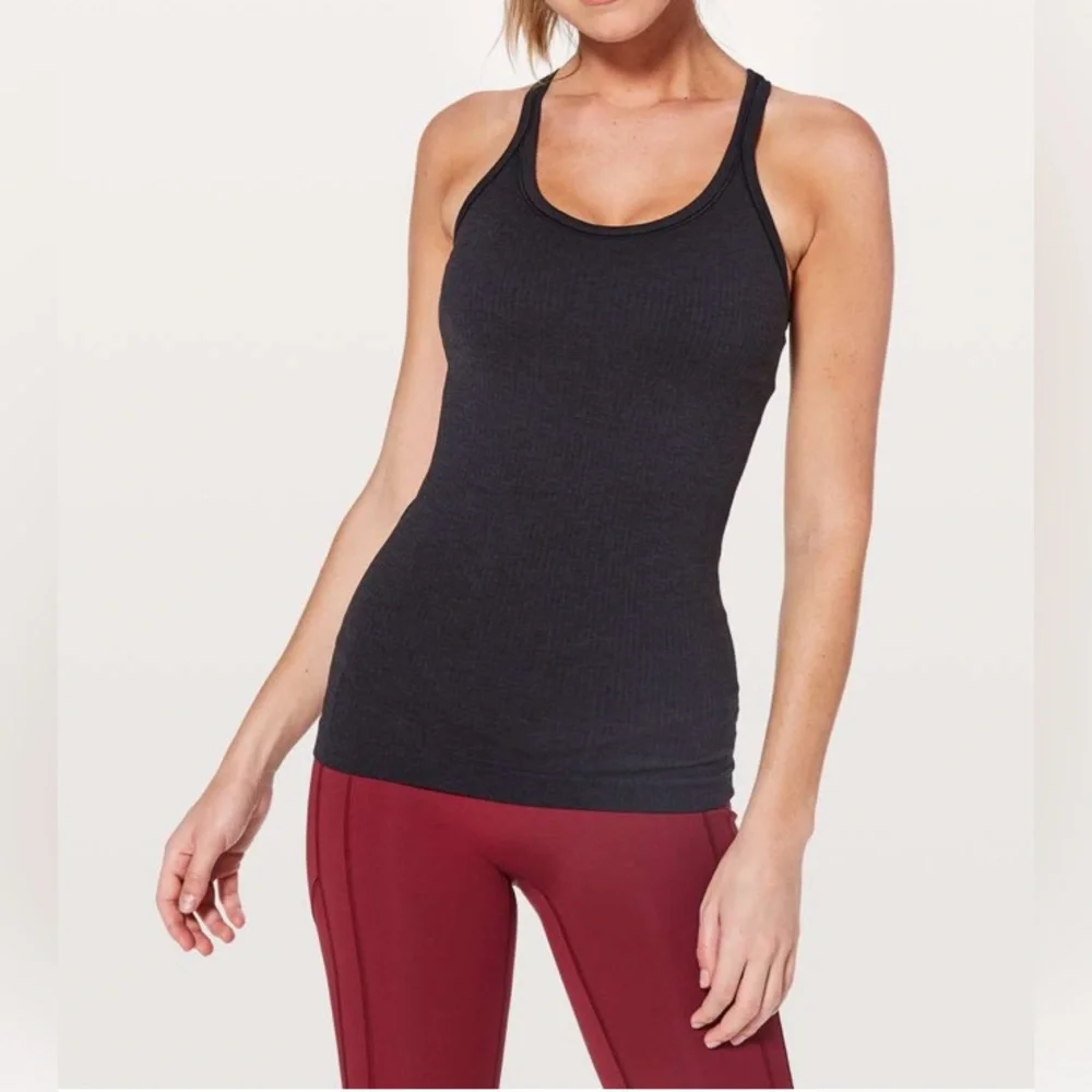 NWOT Lululemon Ebb To Street Tank II Black - Picture 1 of 6